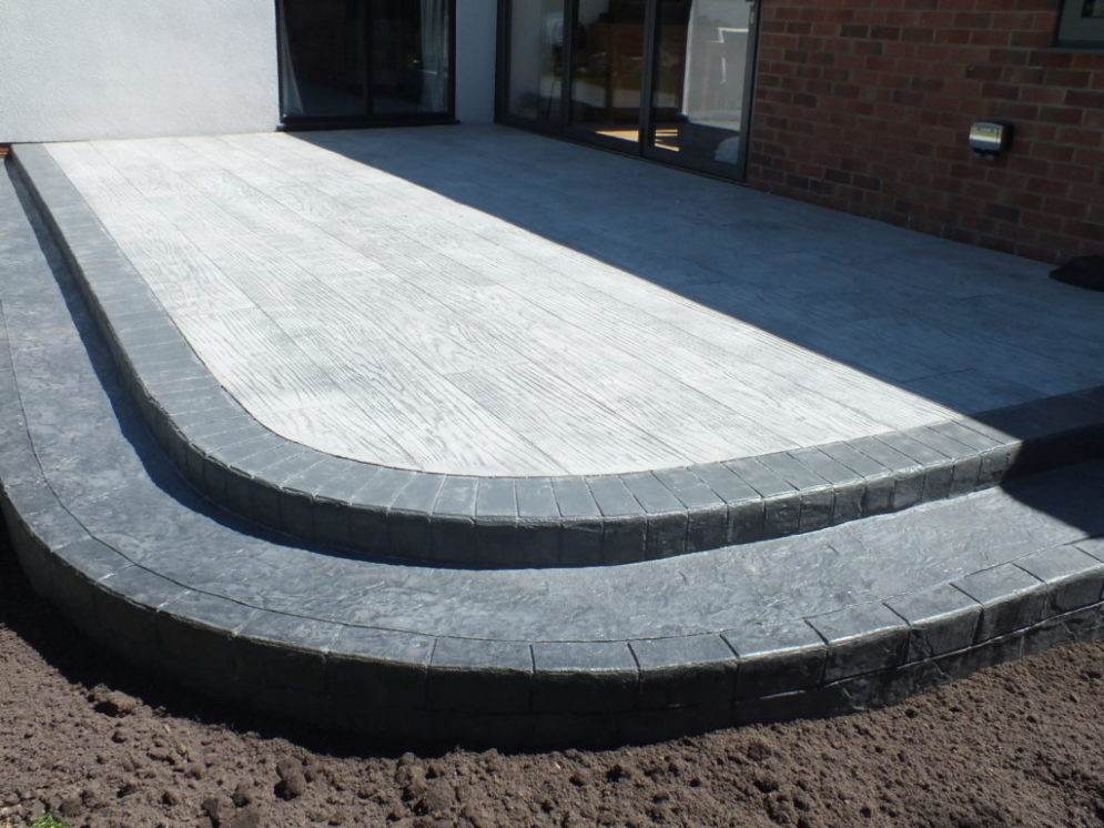 concrete printed driveways